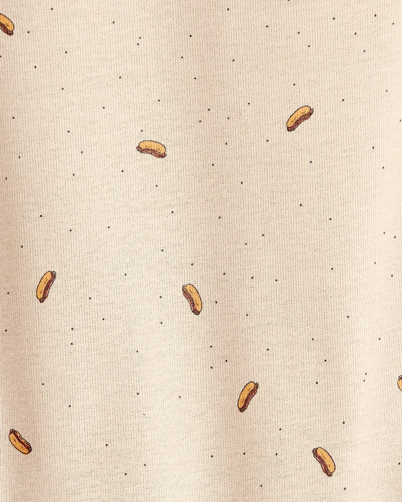 Baby Boy 5-Pack Print Cotton Multipack Bodysuits - Blue/Brown/Green/White