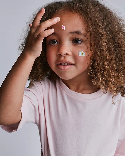 Toddler Rolled Cuff Tee - Rose