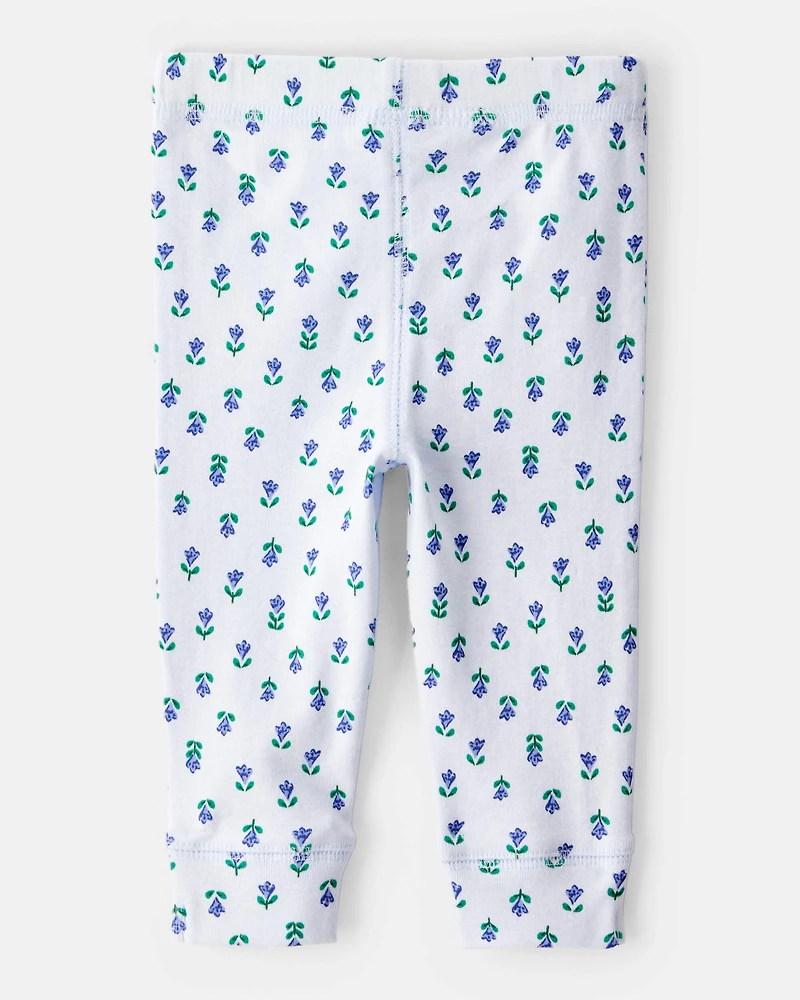 Baby 2-Pack Floral Pull-On Pants