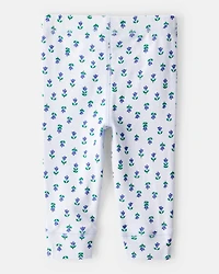 Baby 2-Pack Floral Pull-On Pants