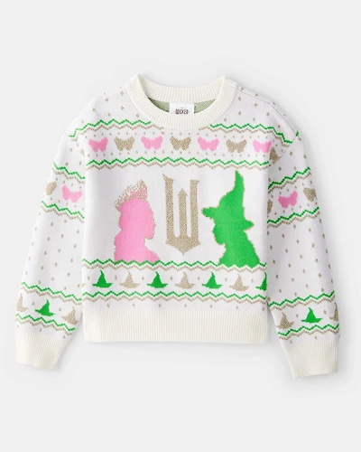 Girls Wicked Long-Sleeve Sweater - Ivory