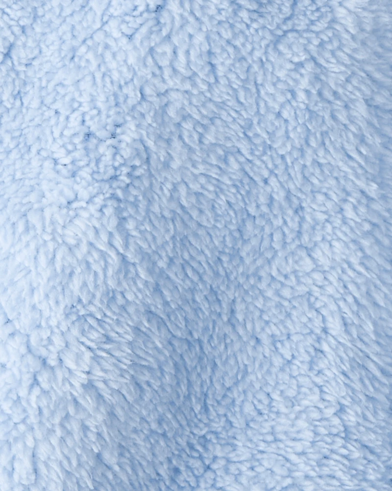 Toddler Boy Bluey™ Sherpa Hooded Zip-Up Jacket - Blue