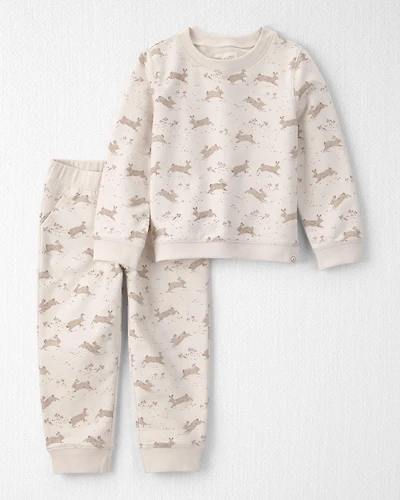Toddler Organic Cotton Set Bunny Print