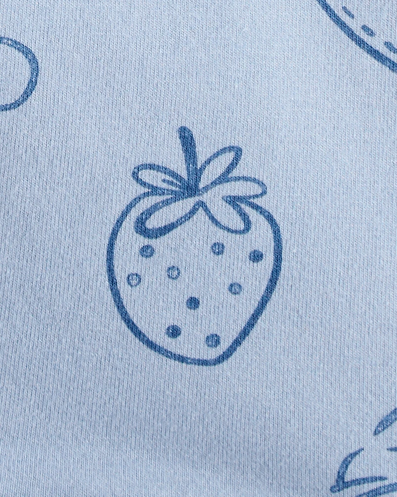 Toddler Girl Bow Icon Pull-On Stretch Leggings - Blue