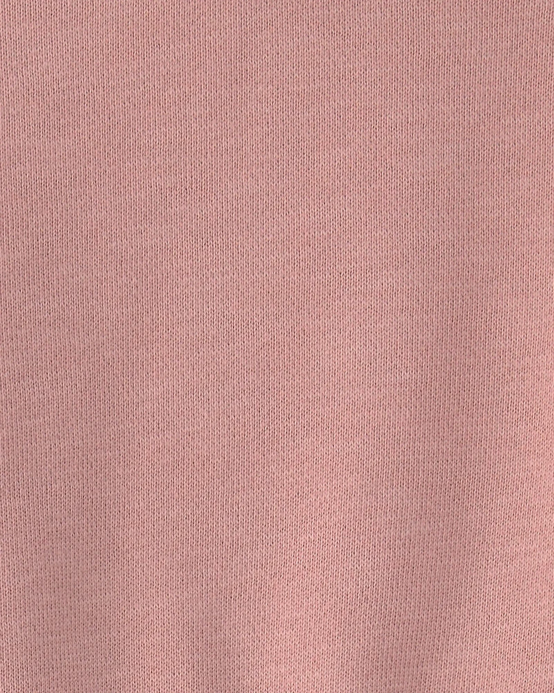 Baby Girl 2-Piece Organic Cotton Pullover & Short Set Pink