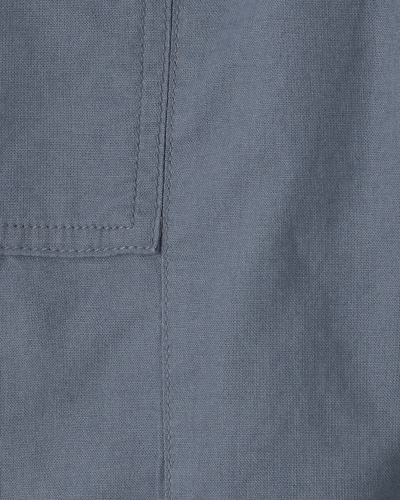 Toddler Boy Linen Pants Made with Organic Cotton