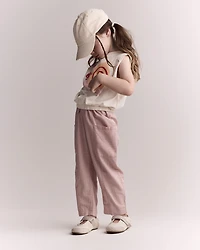 Toddler Girl Snail Elastic Waist Tank - Cream