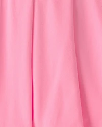 Girls Pleated Active Skort - Pink