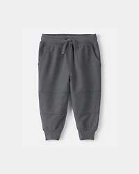 Baby Boy French Terry Joggers - Grey
