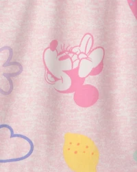 Toddler Girl Disney© Minnie Mouse Fruit Dress - Pink
