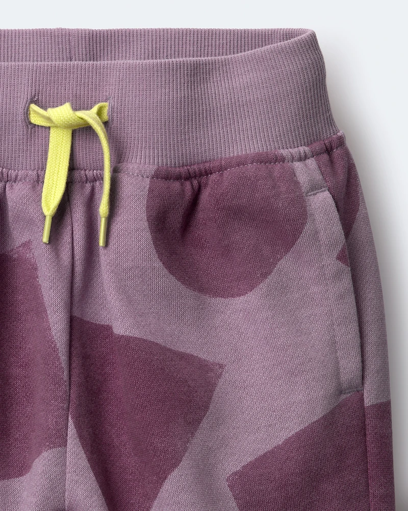Toddler City Park™ Jogger Pant with Shapes - Mauve