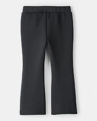Toddler Girl Pull-On Flare Pants - Black