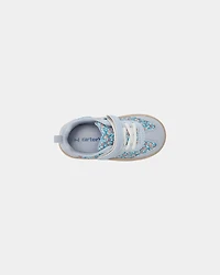 Toddler Girl Floral Casual Shoes - Blue