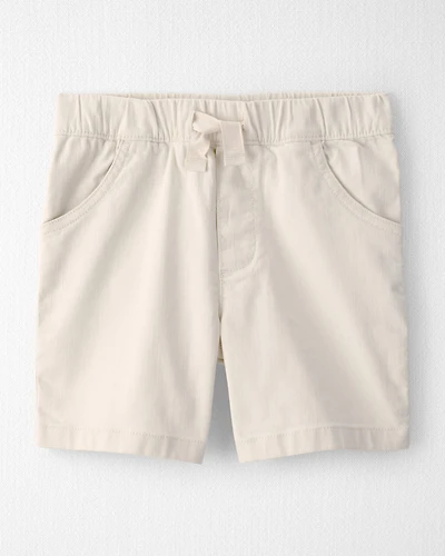 Boys Organic Cotton Shorts Cream