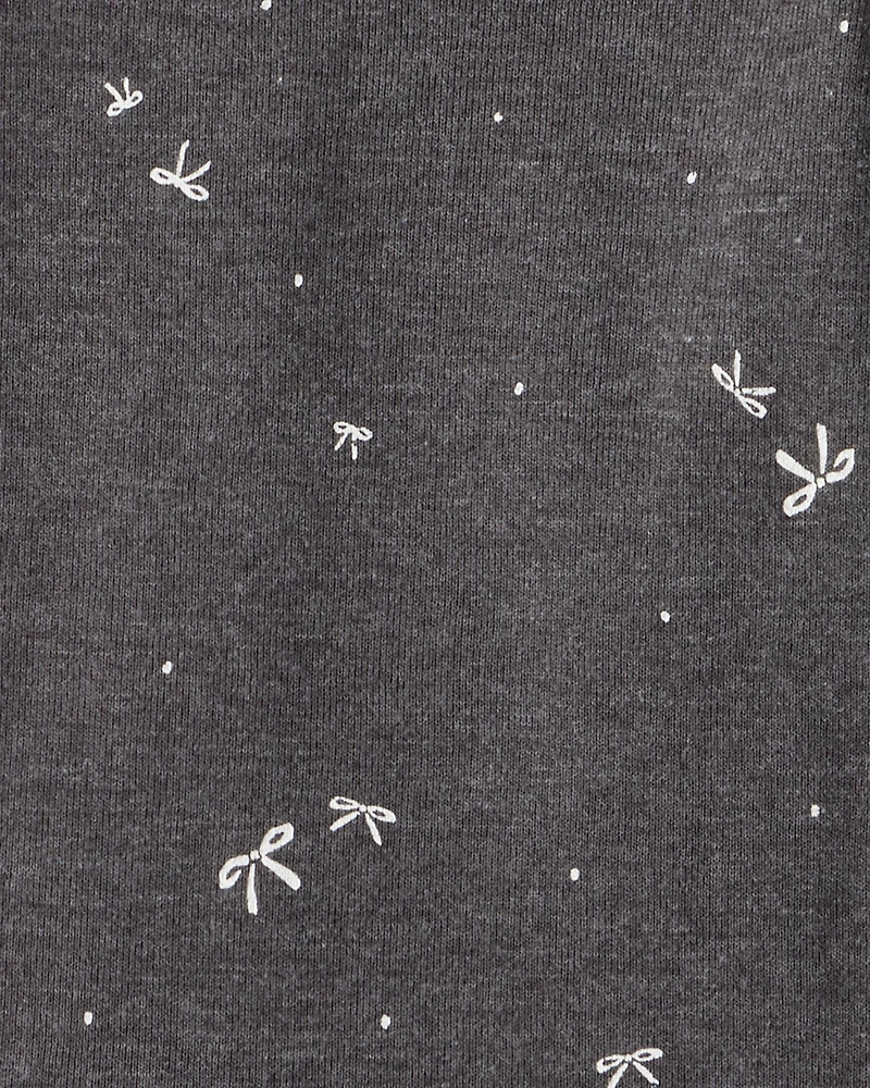 Baby Girl 4-Pack Sheep Print Long-Sleeve Multipack Bodysuits - Black/White