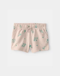 Baby Boy Pickleball French Terry Shorts - Brown