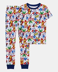 Boys MARVEL© Snug Fit Cotton 2-Piece Pyjamas