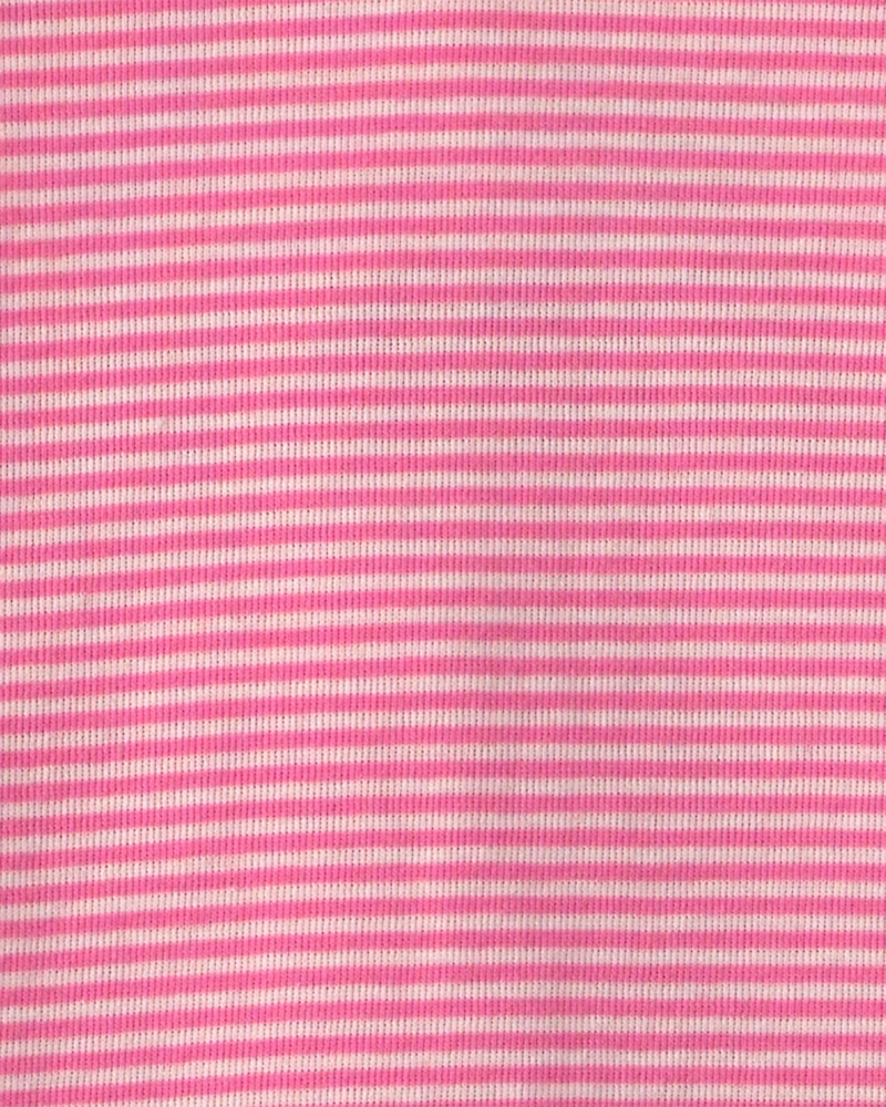 Toddler Girl 4-Piece Pets 100% Cotton Snug Fit Pyjama Set - Pink/Cream