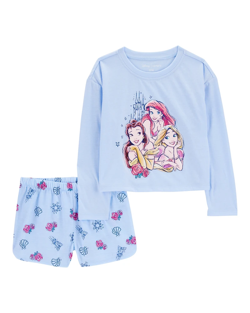 Kid Disney© Princess Loose-Fit 2-Piece Pyjamas - Blue