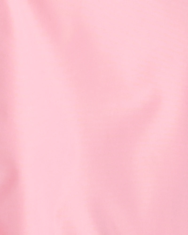 Toddler Girl Solid Rain Jacket - Pink