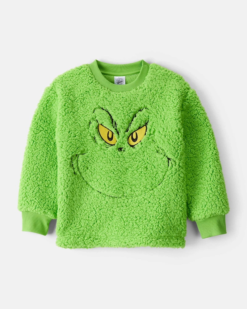 Toddler Boy Christmas Dr. Seuss™ The Grinch Pullover Sweatshirt - Green