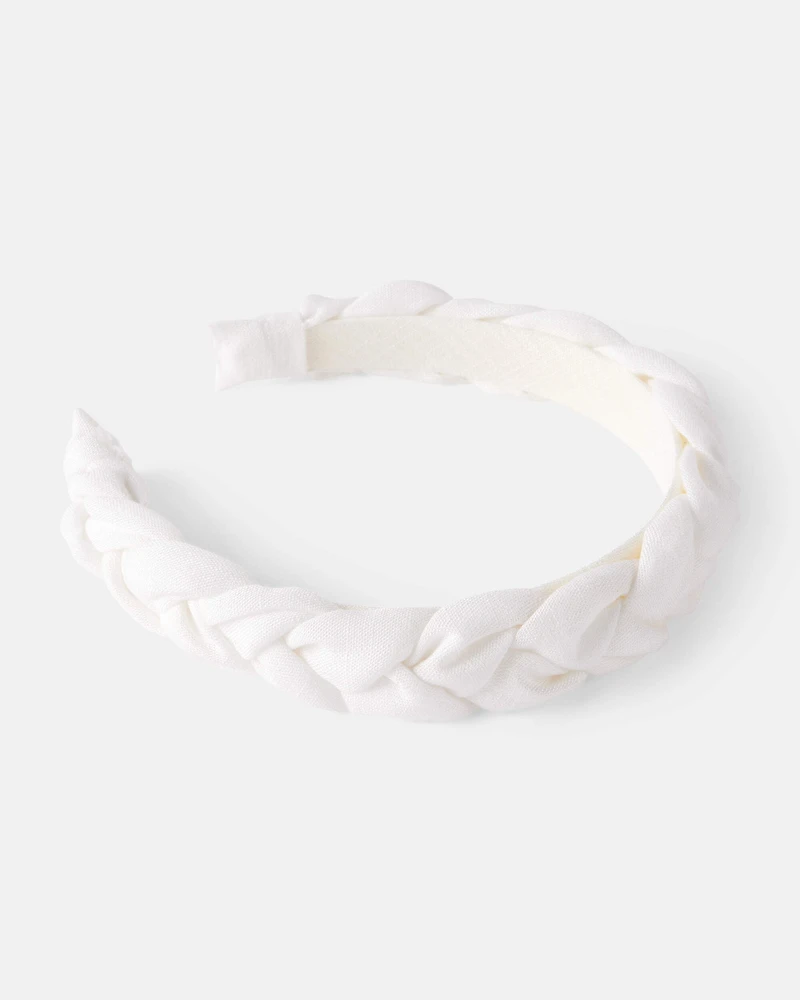 Toddler Girl Braided Headband - Ivory