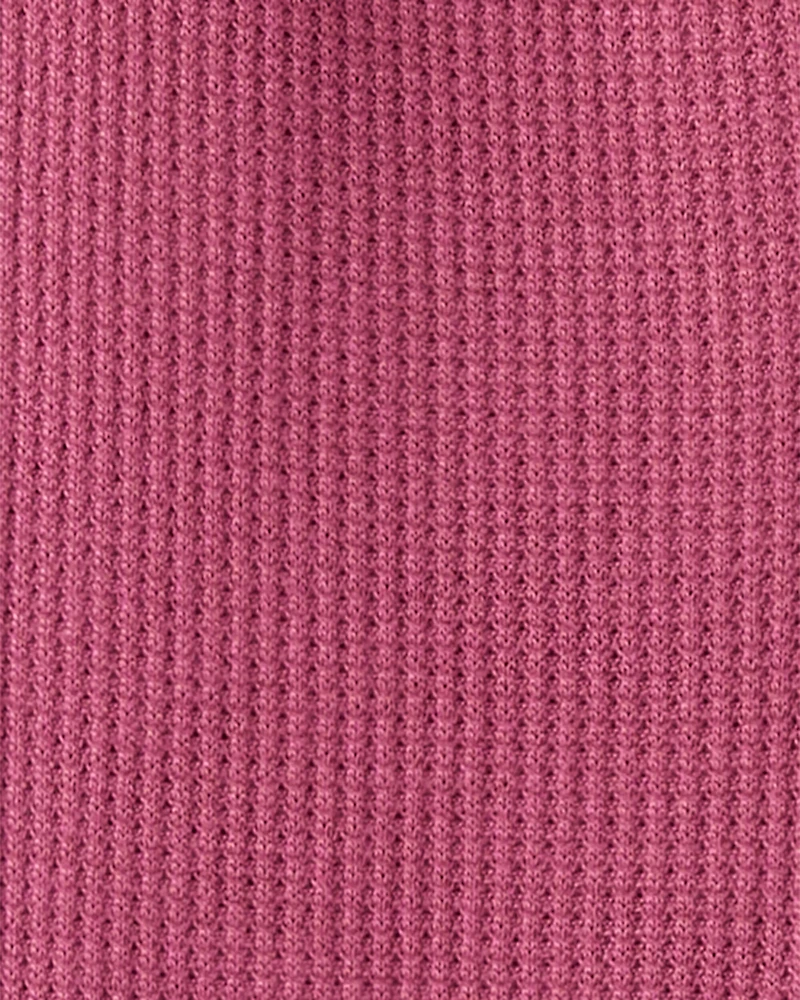 Baby Girl PurelySoft Long-Sleeve Sleeper- Pink