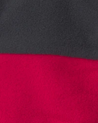 Baby Boy 3-Piece Christmas Fleece Layering Set - Red/Black/Cream