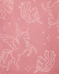 Girls 2-Pack Unicorn Nightgowns - Pink