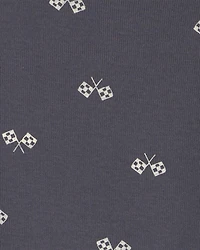 Baby Boy 4-Pack Race Car Long-Sleeve Bodysuits