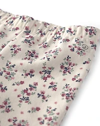 Baby Girl 2-Pack Recycled Fleece Bottoms Made with Organic Cotton
