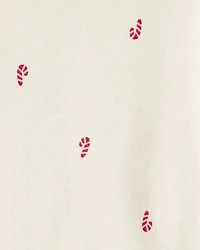 Baby Boy 4-Pack Christmas Print Long-Sleeve Multipack Bodysuits - White/Green