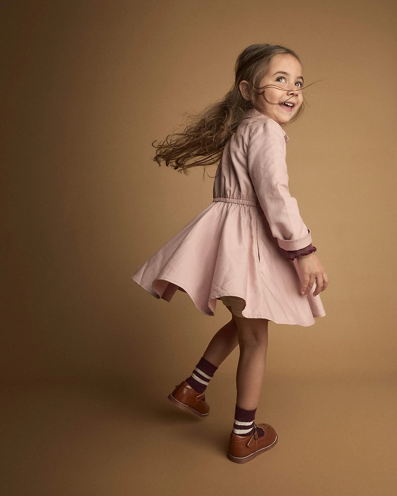 Toddler Girl Avenue Twirl™ Dress - Blush