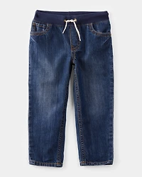 Toddler Boy Pull-On Denim Pants