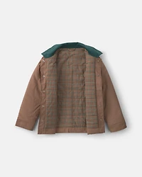 Boys Barn Utility Jacket - Brown