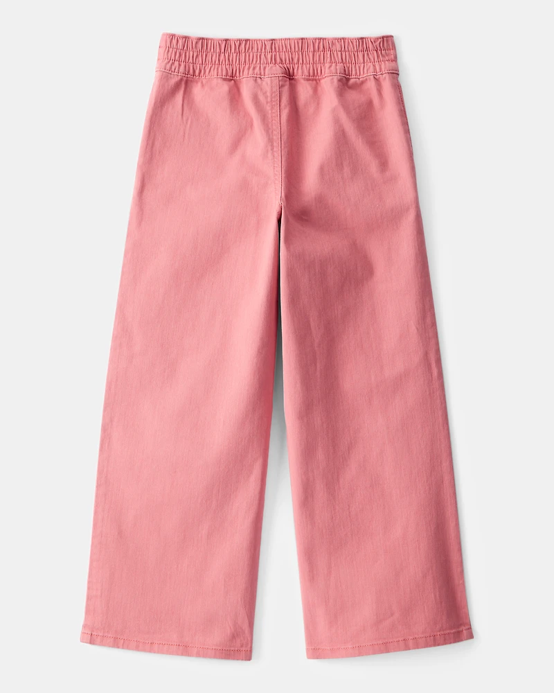 Kid Twill Wide Leg Pants