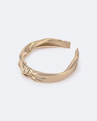 Toddler Girl Metallic Knotted Headband - Gold