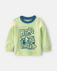 Baby Boy 'Outdoorsy' Long-Sleeve Graphic Tee - Green