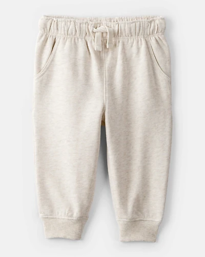 Baby Boy DayDream Fleece Joggers - Cream
