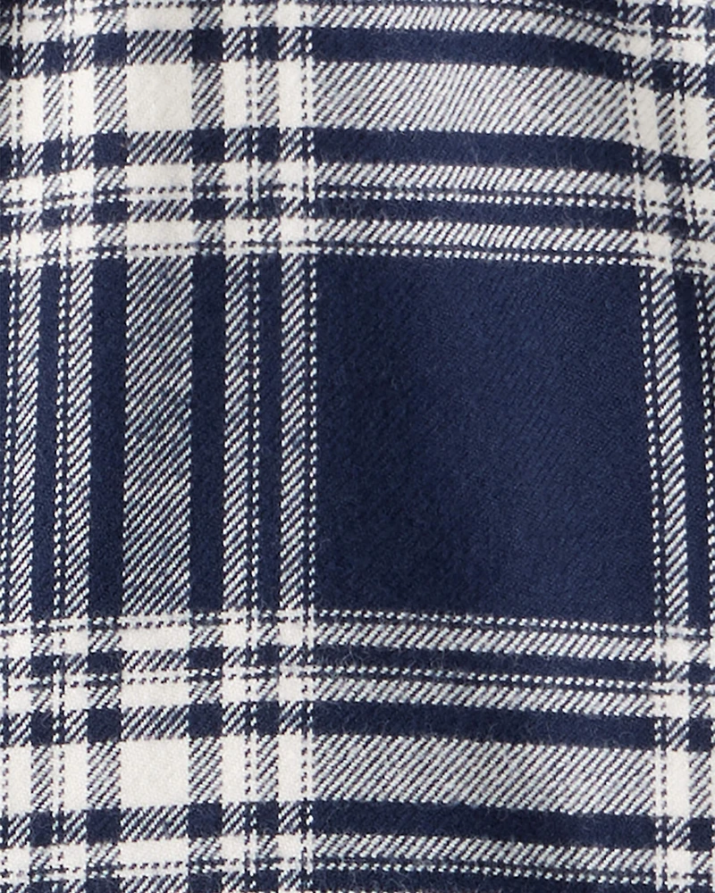 Toddler Girl Organic Cotton Flannel Dress