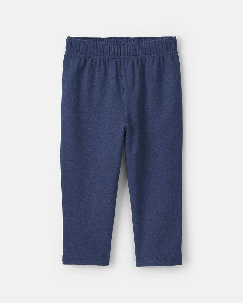 Baby Boy 2-Piece Long-Sleeve Top & Pant Set - Navy Blue