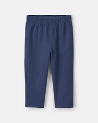 Baby Boy 2-Piece Long-Sleeve Top & Pant Set - Navy Blue