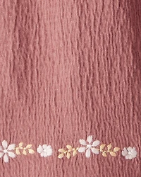 Baby Girl 2-Piece Organic Cotton Crinkled Knit Set