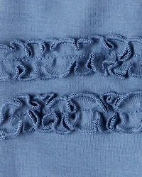 Baby Girl 2-Pack 100% Cotton Pull-On Pants - Blue/Pink