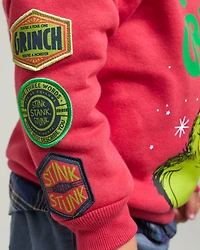 Toddler Christmas Dr. Seuss™ The Grinch Pullover Sweatshirt - Red