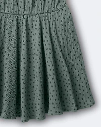 Toddler Girl Avenue Twirl™ Dress Dot Print - Olive