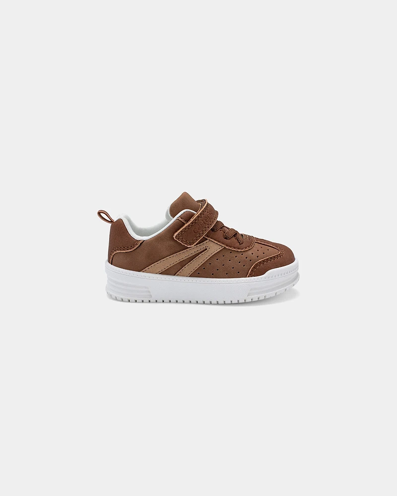 Toddler Boy Solid Casual Shoes- Brown