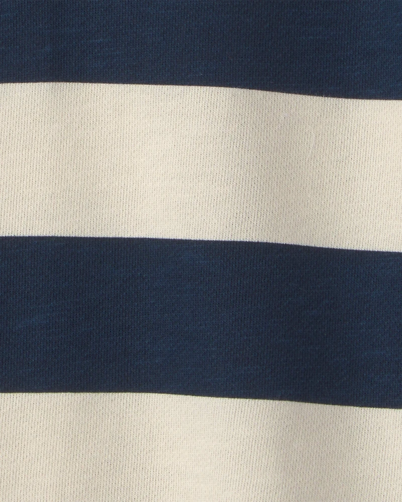 Boys Organic Cotton French Terry Rugby Polo