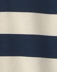 Boys Organic Cotton French Terry Rugby Polo