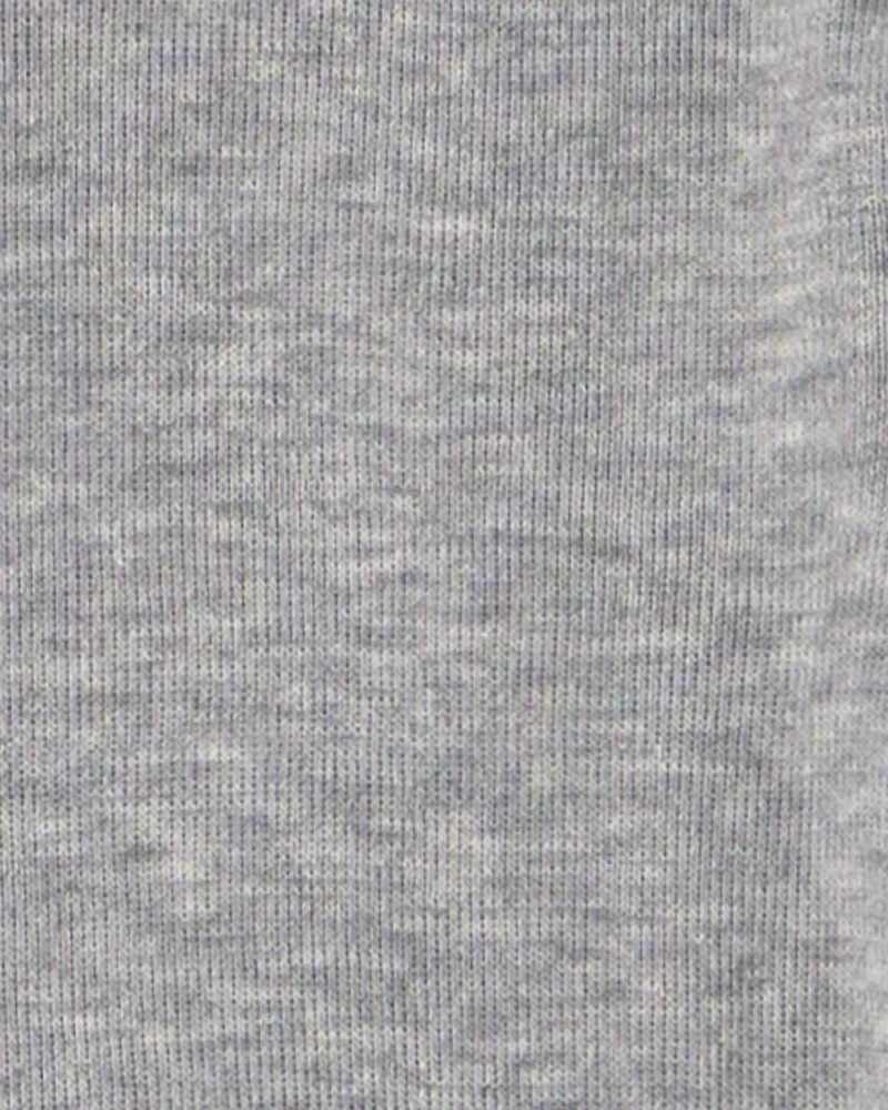 Baby 6-Pack Sheep Long-Sleeve Bodysuits - Grey/White